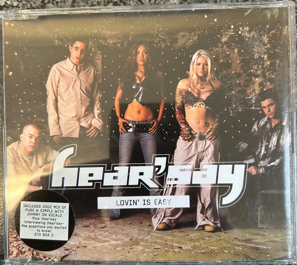 Hear'Say Lovin' Is Easy 4 Track Enhanced 2002 CD Single - Image 1 of 1
