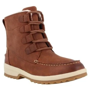 SPERRY MARITIME CRUZ TOP-SIDER BROWN LEATHER THINSULATE CHUKKA BOOTS - 7 - Picture 1 of 11