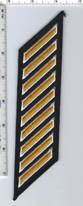 Departamento del Sheriff. Parche dorado de longevidad de 9 rayas (marca hash) 45 - 49 años/servicio - Imagen 1 de 1