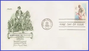 USA5 #1826 U/A ARTMASTER FDC   Gen. Bernardo de Galvez - Picture 1 of 1