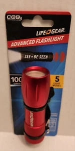 Life Gear COB 100 Lumen LED Aluminum Flashlight w/ Emergency Signal - YOU PICK! - Picture 1 of 2