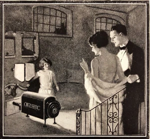 1925 Williams Oil-o-matic Heating Vintage Print Ad Mother Father & Child Heater - Picture 1 of 2