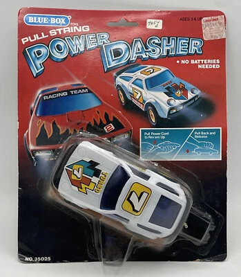 Blue-Box Pull String Power Dasher Porsche Rare 35025 VTG BNIP - Image 1 of 4