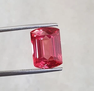 12.33 Ct Flawless Lab Grown Ceylon Padparadscha Sapphire Cushion Cut Loose Gems - Picture 1 of 11