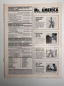 Mr. America Magazine - January 1970 Issue NO COVER - Picture 1 of 11