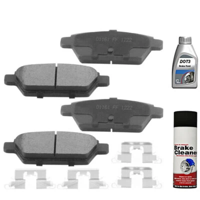 Rear Ceramic Brake Pads For 2006-2012 Ford Fusion 2006-2011 Mercury Milan NJ A1 - Image 1 of 4