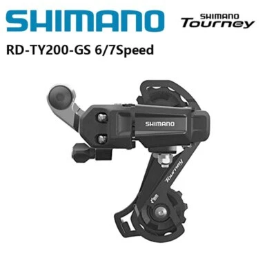 Shimano Tourney RD-TY200 6/7Speed MTB Road Bike Rear Derailleur Bolt-On GS New - Image 1 of 2