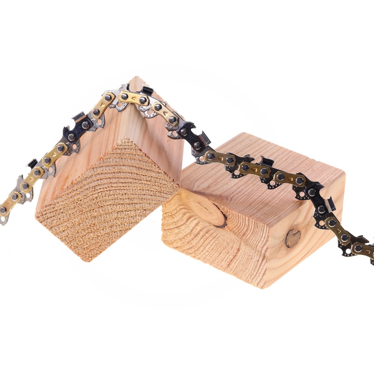 Set Di 2 Catene Per Motosega 3/8"LP 52 Maglie 1,1 Mm 35 Cm Basso Contraccolpo Compatibile Con Bosch Ake 35 S Ake 35 19 S Einhell Husqvarna~p168106150 - Foto 4