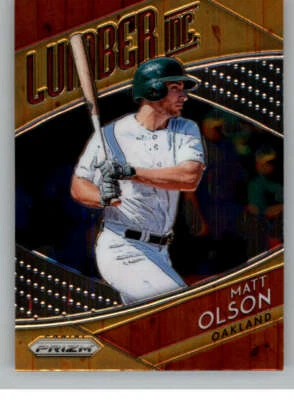 Matt Olson 2019 Panini Prizm Lumber Inc. #8 Athletics - Image 1 of 2