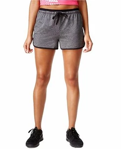 New IDEOLOGY Women's Drawstring Active Running Training Gym Black/Noir Shorts  - Picture 1 of 4