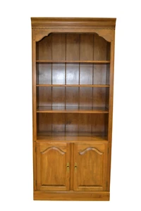 Ethan Allen Circa 1776 Cabinet Bookcase Unit Maple #18-9021 - Picture 1 of 13