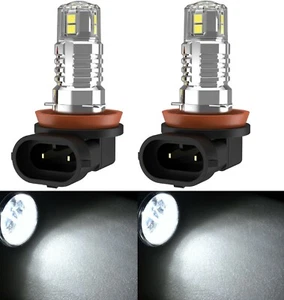 LED 20W H11 White 6000K Two Bulbs Head Light Low Beam Replacement Show JDM Lamp - Picture 1 of 12