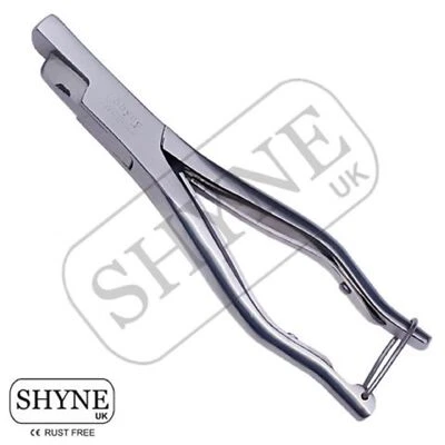 LAMB SHEEP EAR NOTCHER STAINLESS STEEL DOUBLE COMMAND V SHAPE LIVESTOCK 6" & 7"