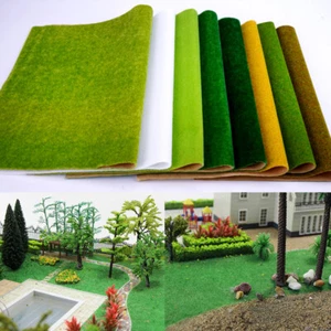Grass Landscape Mat Scenery Sand Table Railway Model Artificial Layout Decor - Picture 1 of 19
