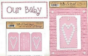 NUESTRA BEBÉ NIÑA 6 adornos troquelados - My Mind's Eye This & That Sets OFERTA - Imagen 1 de 1