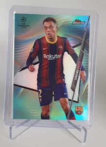 2020-21 Topps Finest UCL Sergino Dest Aqua Refractor 42/75 FC Barcelona - Bild 1 von 2