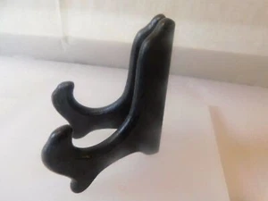 3 inch Easel Black Plate Stand Picture Easel Display handmade - Picture 1 of 9