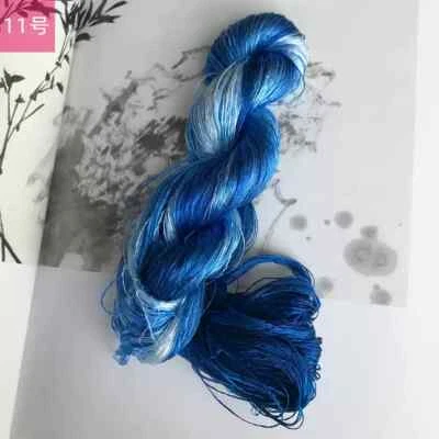 Gradient Colors 100%mulberry silk,hand-dyed embroidery silk floss/thread 1bundle - Image 1 of 4