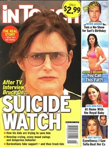 Intouch Magazine After TV Interview Bruce on SUICIDE WATCH May 4 2015 - Picture 1 of 1