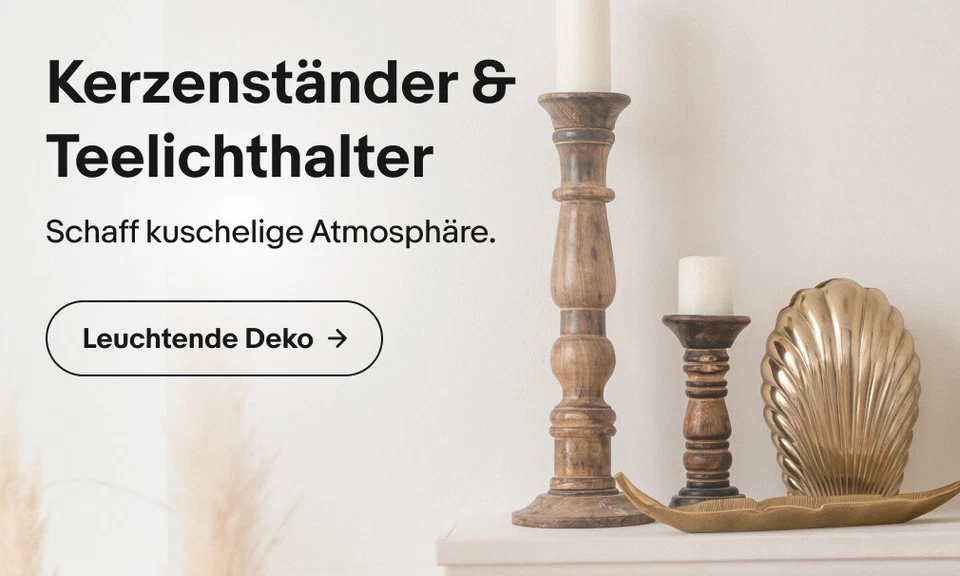 Kerzenständer & Teelichthalter