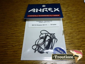 18 x AHREX NS110 #6 NORDIC SALT STREAMER HOOKS NEW FLY TYING MATERIALS - Picture 1 of 4