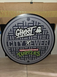 Ghost X Teenage Mutant Ninja Turtles Pubblicità Cartone Espositore 21"x21 - Foto 1 di 5