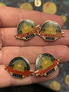 Vintage 1991 NFL Hall Of Fame Pins Lot Of 4 - Bild 1 von 4