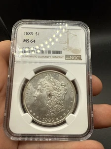 1883-P NGC MS64 1 $ Morgan Silver Dollar - Bild 1 von 8