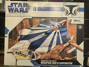 Hasbro Star Wars The Clone Wars Anakin Skywalker's Modified Jedi Starfighter2008 - Picture 1 of 5