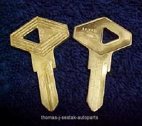 (2) Llave en blanco NOS AMC Alliance Renault LeCar R5 Turbo 1 Turbo 2 puertas  Foto 1 de 1