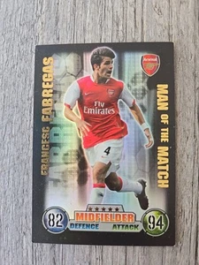 ARSENAL CESC FABREGAS MAN OF THE MATCH TOPPS MATCH ATTAX PREMIER LEAGUE 2007/08 - Picture 1 of 2