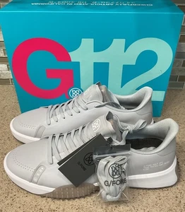 G/Fore G.112 P.U. Leather Golf Shoes White Gray Mens Sz 15 GMF000027 New - Picture 1 of 19