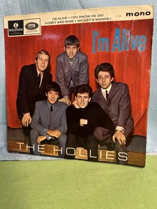 The HOLLIES 7” 45 RPM EP, “I’m Alive” + 3 songs, Parlophone GEP 8942, 1965 - Picture 1 of 4