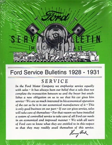 1928 30 31  FORD MODEL A  SVC  BULLETINS (SHOP MANUAL) - Picture 1 of 1