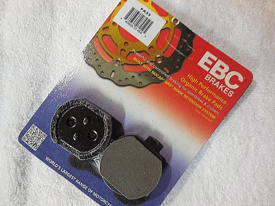 Pastillas de freno EBC Kawasaki KH500 KZ650 KZ750 2 CYL KZ900 KZ1000 FA33 orgánicas  Foto 1 de 1
