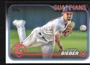 2024 Topps #107 Shane Bieber Cleveland Guardians - Picture 1 of 2