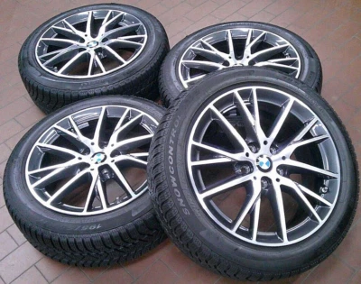 Original BMW 2er F45 F46 Winterräder 195/55 R17 92H Pirelli RDKS 7849122 ST. 489 - Bild 1 von 4