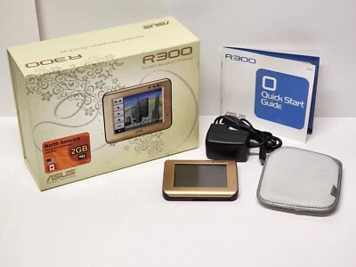 Retro ASUS OEM R300 3.5" Bluetooth Portable GPS Navigator - Gold 90WG-S04400002T - Image 1 of 4