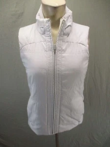 NIKE DRI-FIT Talla XS Mujer Gris Cremallera Completa Soporte Cuello Bolsillo Chaleco Aislante 792 - Imagen 1 de 11