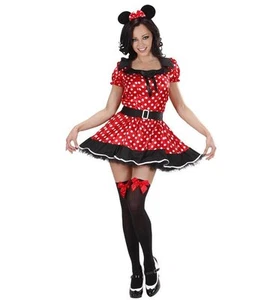 CARNEVALE COSTUME VESTITO TOPOLINA MINNIE DONNA TAGLIA M - Foto 1 di 1