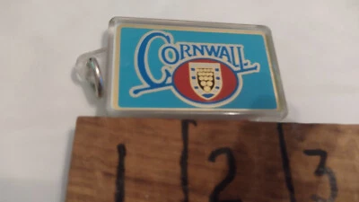 VINTAGE NOVELTY CORNWALL THERMOMETER KEYRING - Image 1 of 2