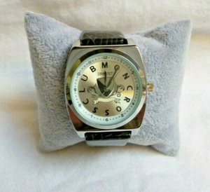 BIJOUX MONTRE ERNEST BRACELET SIMILER CUIR FOND GRIS METAL - Picture 1 of 6