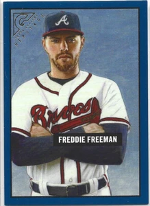 2017 Topps Gallery Heritage Blue Parallel /99 Freddie Freeman #10 - Picture 1 of 1