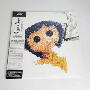 Coraline - Original Soundtrack Mondo Exclusive Black Button Picture Disc 2LP NEW - Picture 1 of 6