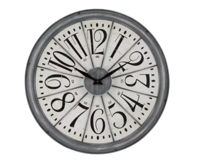 La Crosse Technology Wall Clock 20 in. Dia Analog Farmhouse-Style Metal Hands - Image 1 of 4