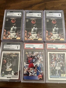 6 Card Shaquille O’Neal Graded Rookie Cards Orlando Magic Lakers - Picture 1 of 8