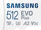 Samsung Evo Plus 512Gb Microsd Memory Card With Adapter
