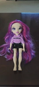 Good Used Conditions Rainbow High Purple Emi Vanda Series 3 Doll - Picture 1 of 10