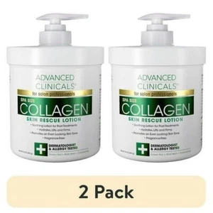 Advanced Clinicals Spa Size Collagen Skin Rescue Lotion 16 Oz (454g) - Picture 1 of 13