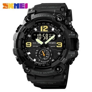SKMEI Digital Men Watch Shockproof Wristwatch Fashion Sport Alarm Male Watches - Picture 1 of 10